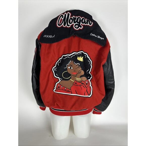 Captain Morgan Embroidered Logs Jacket Men’s Size Large - Picture 4 of 9